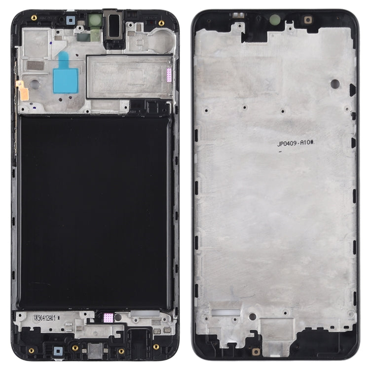 For Galaxy A10  Front Housing LCD Frame Bezel Plate (Black) - Frame Bezel Plate by buy2fix | Online Shopping UK | buy2fix