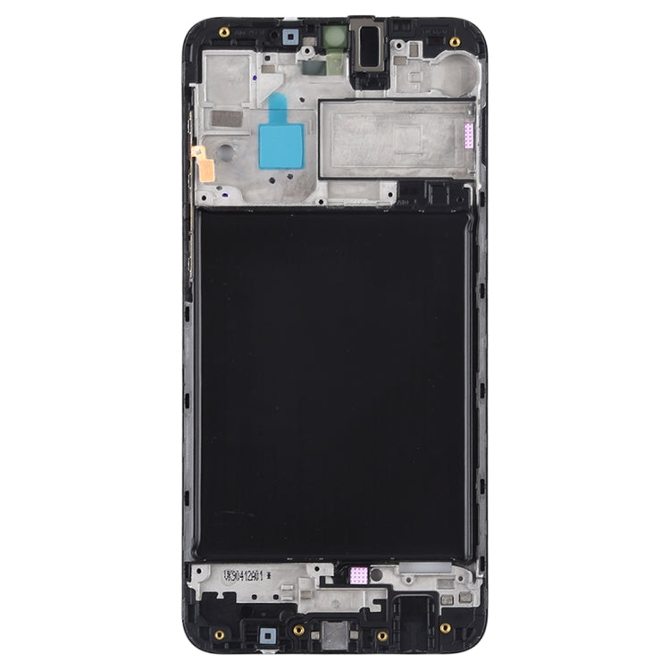For Galaxy A10  Front Housing LCD Frame Bezel Plate (Black) - Frame Bezel Plate by buy2fix | Online Shopping UK | buy2fix