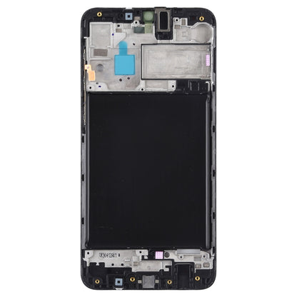 For Galaxy A10  Front Housing LCD Frame Bezel Plate (Black) - Frame Bezel Plate by buy2fix | Online Shopping UK | buy2fix