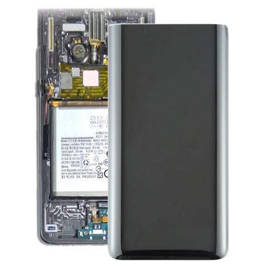 For Galaxy A80 Battery Back Cover (Black) - Back Cover by buy2fix | Online Shopping UK | buy2fix