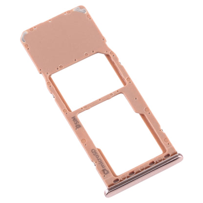For Galaxy A7 (2018) / A750F SIM Card Tray + Micro SD Card Tray (Gold) - Card Tray by buy2fix | Online Shopping UK | buy2fix