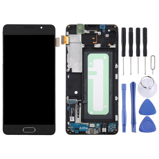 TFT LCD Screen for Galaxy A5 (2016) / A510F Digitizer Full Assembly with Frame (Black) - LCD Screen by buy2fix | Online Shopping UK | buy2fix