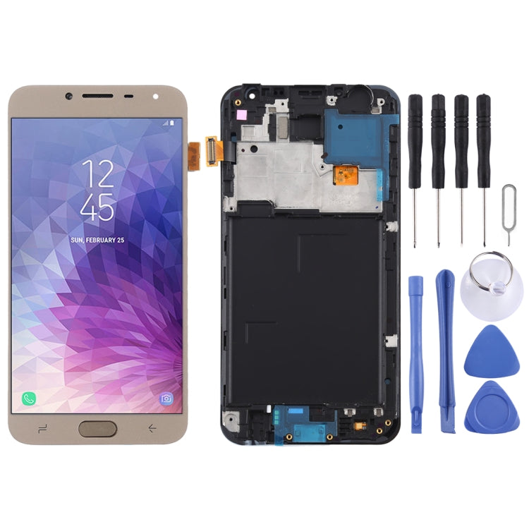 TFT LCD Screen for Galaxy J4 J400F/DS Digitizer Full Assembly with Frame (Gold) - LCD Screen by buy2fix | Online Shopping UK | buy2fix