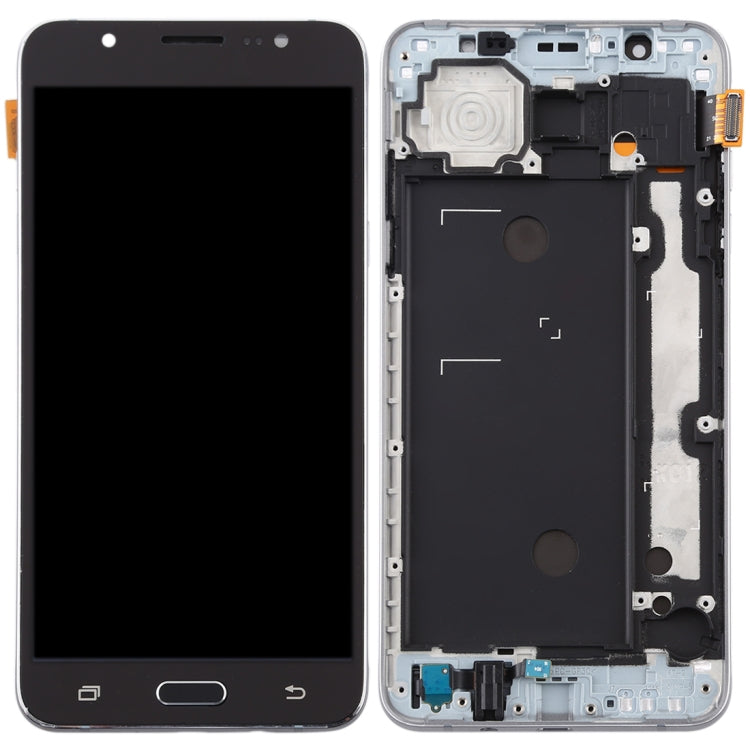 TFT LCD Screen for Galaxy J7 (2016) / J710F Digitizer Full Assembly with Frame (Black) - LCD Screen by buy2fix | Online Shopping UK | buy2fix