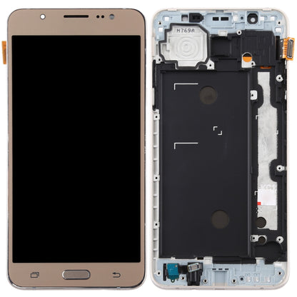 TFT LCD Screen for Galaxy J7 (2016) / J710F Digitizer Full Assembly with Frame (Gold) - LCD Screen by buy2fix | Online Shopping UK | buy2fix