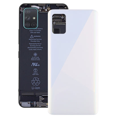 For Samsung Galaxy A51 4G SM-A515F Original Battery Back Cover (White) - Back Cover by buy2fix | Online Shopping UK | buy2fix