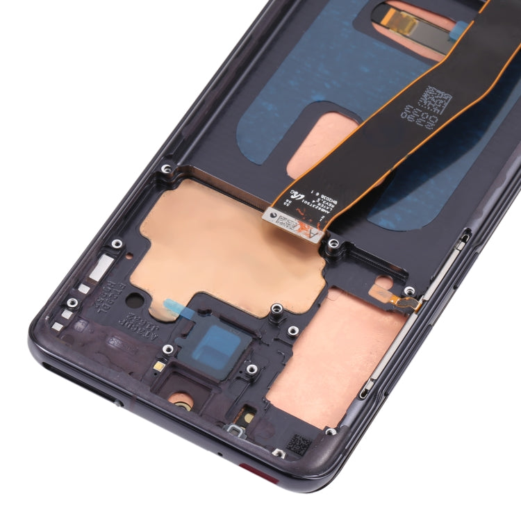 Original Dynamic AMOLED Material LCD Screen and Digitizer Full Assembly with Frame for Galaxy S20 4G SM-G980(Black) - LCD Screen by buy2fix | Online Shopping UK | buy2fix