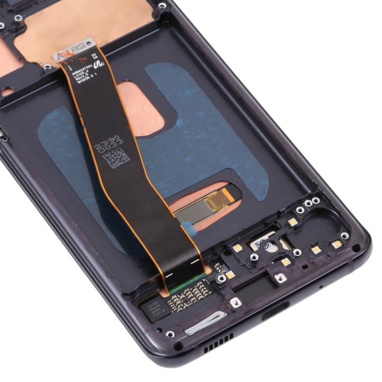 Original Dynamic AMOLED Material LCD Screen and Digitizer Full Assembly with Frame for Galaxy S20 4G SM-G980(Black) - LCD Screen by buy2fix | Online Shopping UK | buy2fix