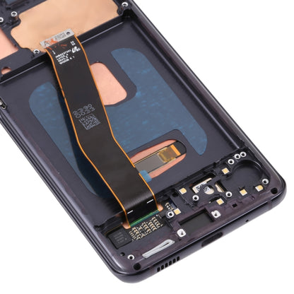 Original Dynamic AMOLED Material LCD Screen and Digitizer Full Assembly with Frame for Galaxy S20 4G SM-G980(Black) - LCD Screen by buy2fix | Online Shopping UK | buy2fix