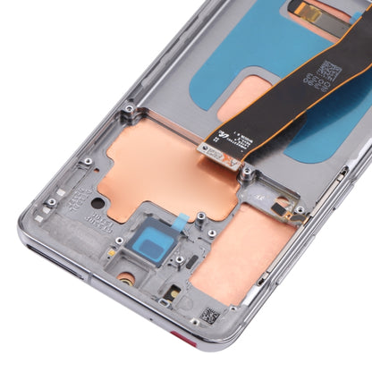 Original Dynamic AMOLED Material LCD Screen and Digitizer Full Assembly with Frame for Samsung Galaxy S20 4G SM-G980(Grey) - LCD Screen by buy2fix | Online Shopping UK | buy2fix