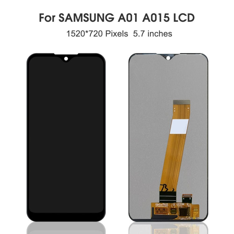 For Galaxy A01 SM-A015F Original PLS TFT LCD Screen with Digitizer Full Assembly (Flex Cable Narrow) (Black) - LCD Screen by buy2fix | Online Shopping UK | buy2fix