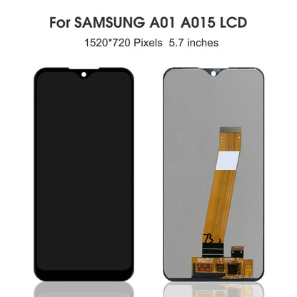 For Galaxy A01 SM-A015F Original PLS TFT LCD Screen with Digitizer Full Assembly (Flex Cable Narrow) (Black) - LCD Screen by buy2fix | Online Shopping UK | buy2fix