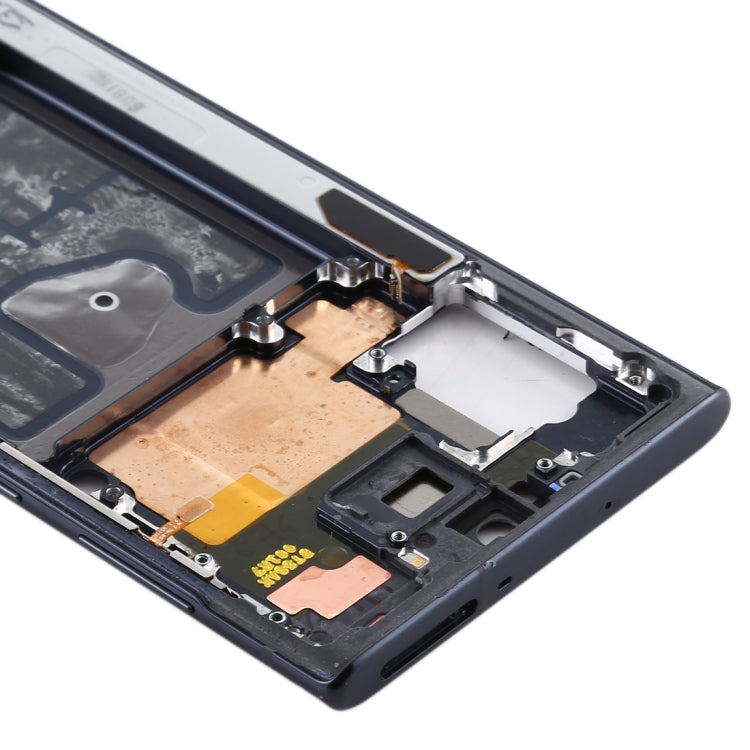 For Samsung Galaxy Note10 Middle Frame Bezel Plate (Black) - Frame Bezel Plate by buy2fix | Online Shopping UK | buy2fix
