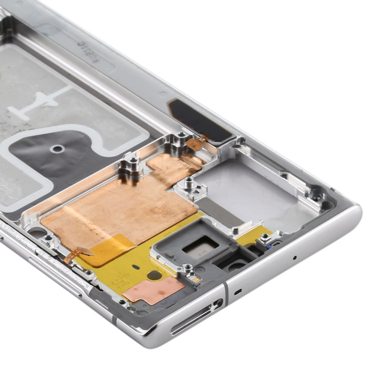 For Samsung Galaxy Note10 Middle Frame Bezel Plate (Silver) - Frame Bezel Plate by buy2fix | Online Shopping UK | buy2fix