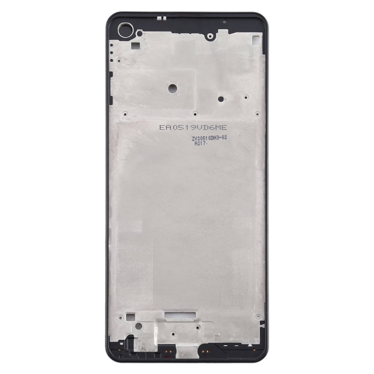 For Samsung Galaxy A21s  Front Housing LCD Frame Bezel Plate (Black) - Frame Bezel Plate by buy2fix | Online Shopping UK | buy2fix