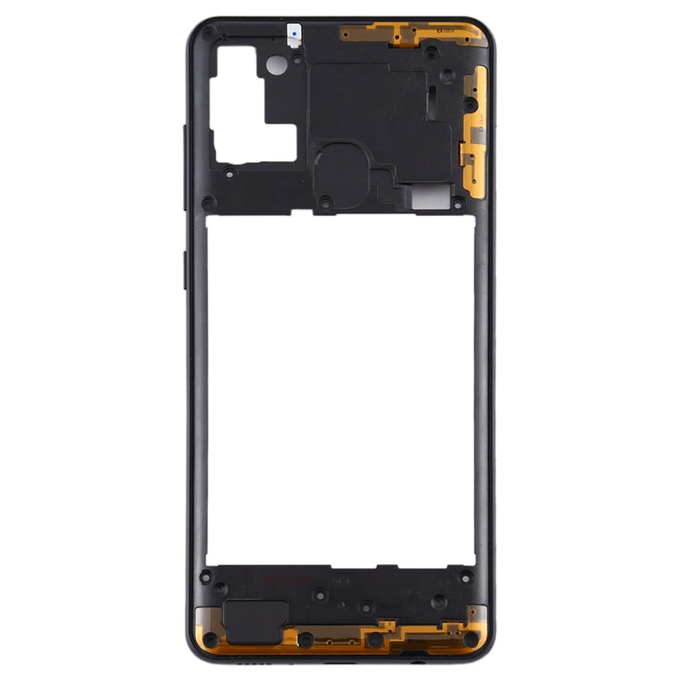 For Samsung Galaxy A21s  Middle Frame Bezel Plate (Black) - Frame Bezel Plate by buy2fix | Online Shopping UK | buy2fix