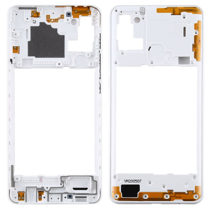 For Samsung Galaxy A21s  Middle Frame Bezel Plate (White) - Frame Bezel Plate by buy2fix | Online Shopping UK | buy2fix