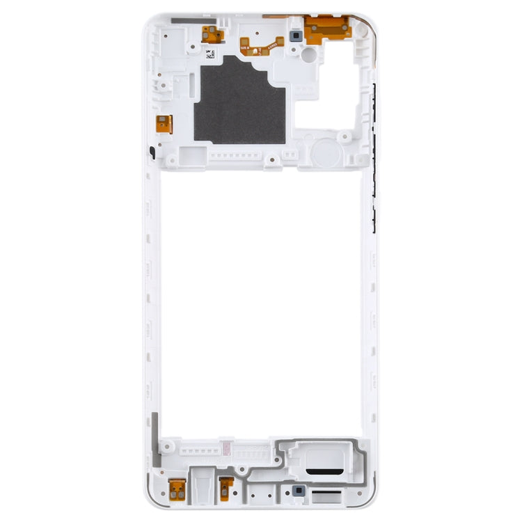 For Samsung Galaxy A21s  Middle Frame Bezel Plate (White) - Frame Bezel Plate by buy2fix | Online Shopping UK | buy2fix