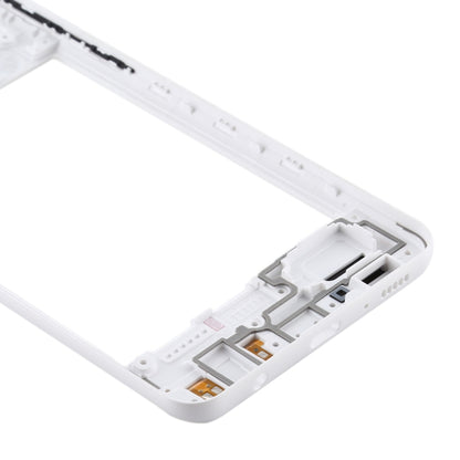 For Samsung Galaxy A21s  Middle Frame Bezel Plate (White) - Frame Bezel Plate by buy2fix | Online Shopping UK | buy2fix