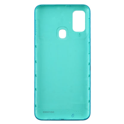 For Samsung Galaxy M21 SM-M215F Battery Back Cover (Baby Blue) - Back Cover by buy2fix | Online Shopping UK | buy2fix