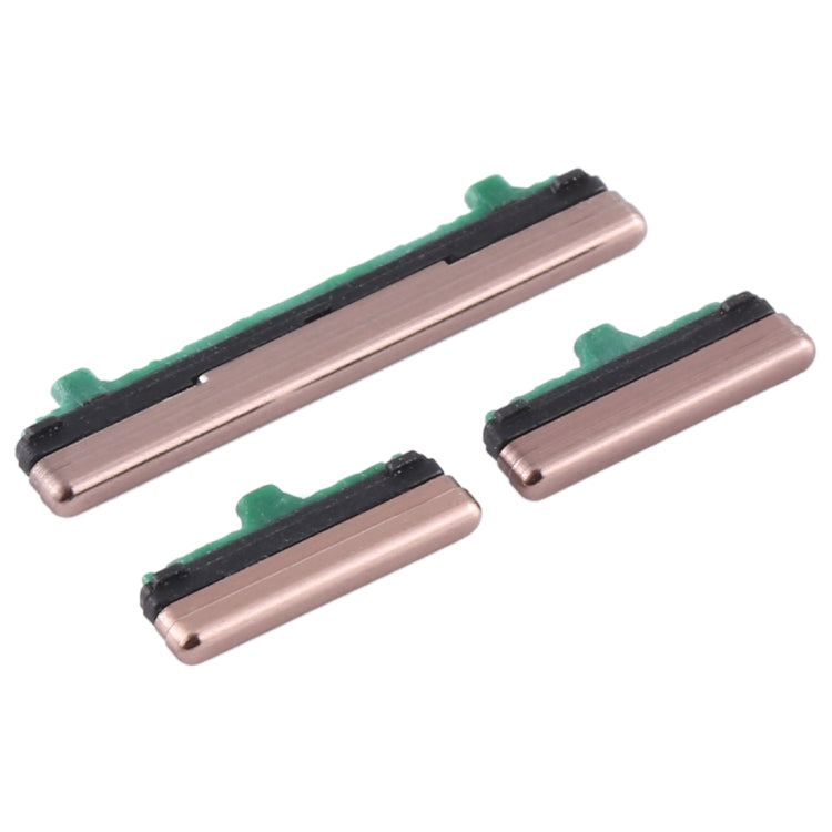 For Samsung Galaxy S10 5G Power Button and Volume Control Button(Gold) - Home key & Side Key by buy2fix | Online Shopping UK | buy2fix