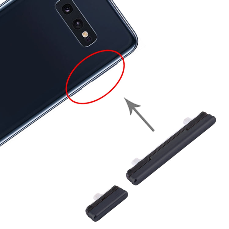 For Samsung Galaxy S10e Power Button and Volume Control Button(Black) - Home key & Side Key by buy2fix | Online Shopping UK | buy2fix