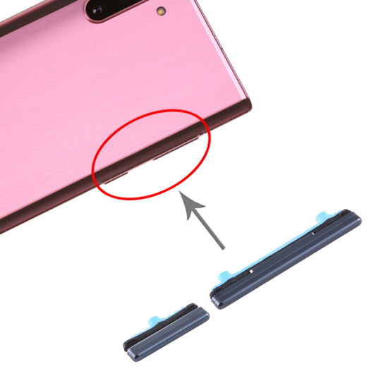 For Samsung Galaxy Note10 Power Button and Volume Control Button(Black) - Home key & Side Key by buy2fix | Online Shopping UK | buy2fix