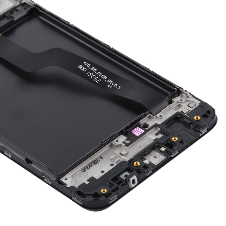 OEM LCD Screen for Samsung Galaxy A10 / SM-A105F (Single Card Version) Digitizer Full Assembly with Frame (Black) - LCD Screen by buy2fix | Online Shopping UK | buy2fix