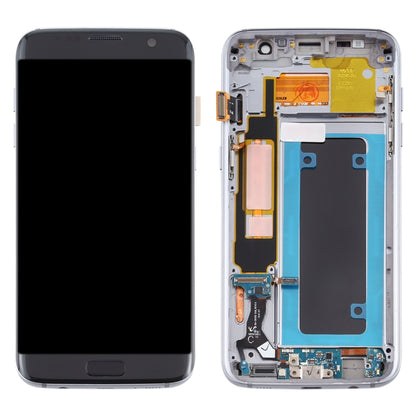 OLED LCD Screen for Samsung Galaxy S7 Edge / SM-G935F Digitizer Full Assembly with Frame (Black) - LCD Screen by buy2fix | Online Shopping UK | buy2fix