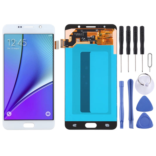 5.5 inch OLED LCD Screen for Samsung Galaxy Note 5 with Digitizer Full Assembly (White) - LCD Screen by buy2fix | Online Shopping UK | buy2fix