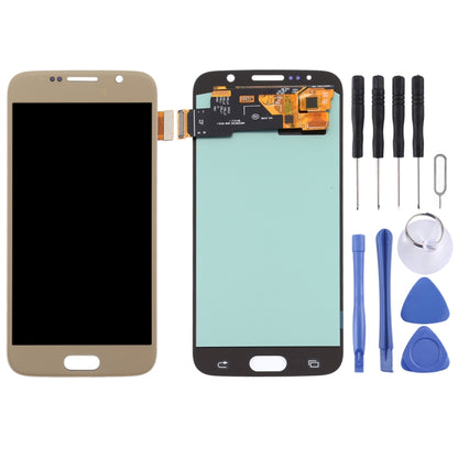 OLED LCD Screen for Samsung Galaxy S6 with Digitizer Full Assembly (Gold) - LCD Screen by buy2fix | Online Shopping UK | buy2fix