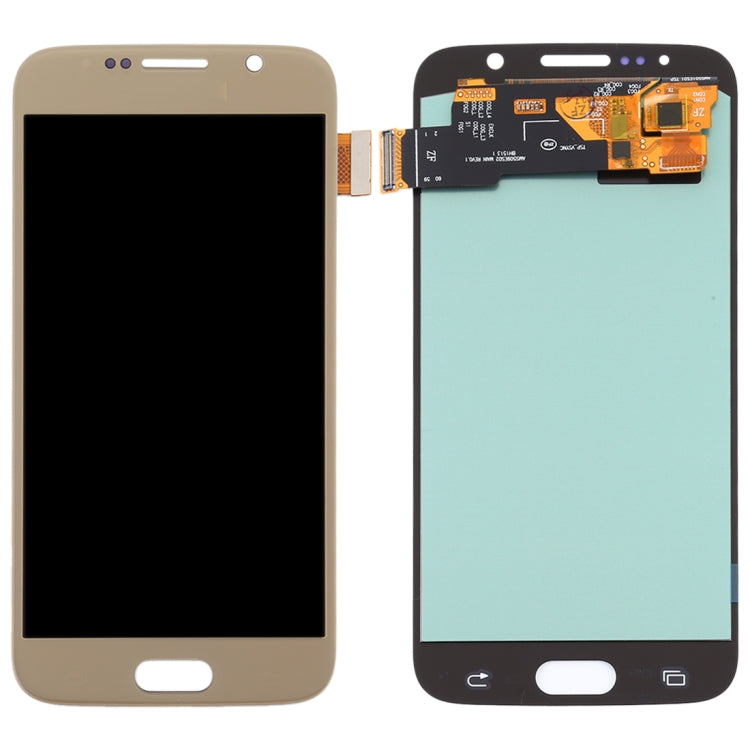 OLED LCD Screen for Samsung Galaxy S6 with Digitizer Full Assembly (Gold) - LCD Screen by buy2fix | Online Shopping UK | buy2fix