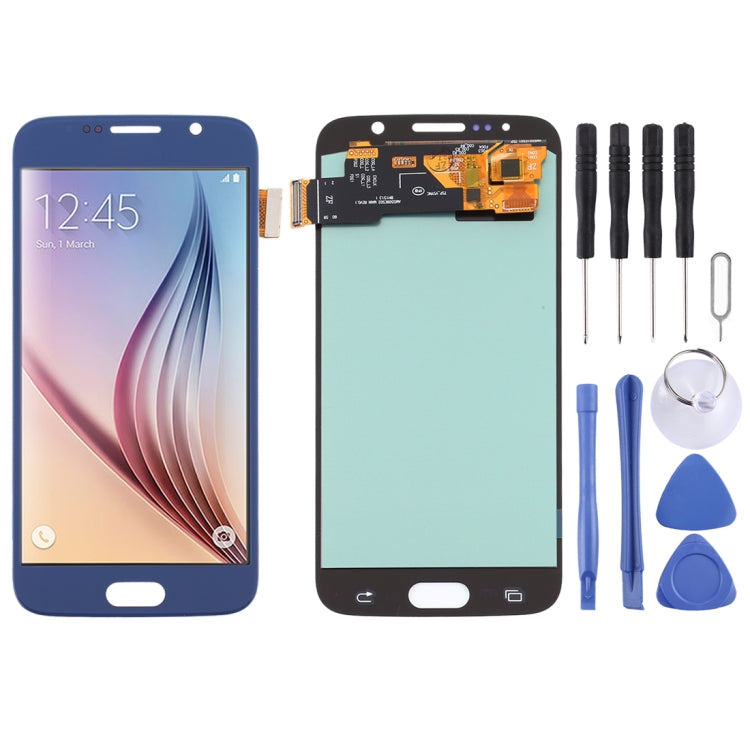 OLED LCD Screen for Samsung Galaxy S6 with Digitizer Full Assembly (Blue) - LCD Screen by buy2fix | Online Shopping UK | buy2fix