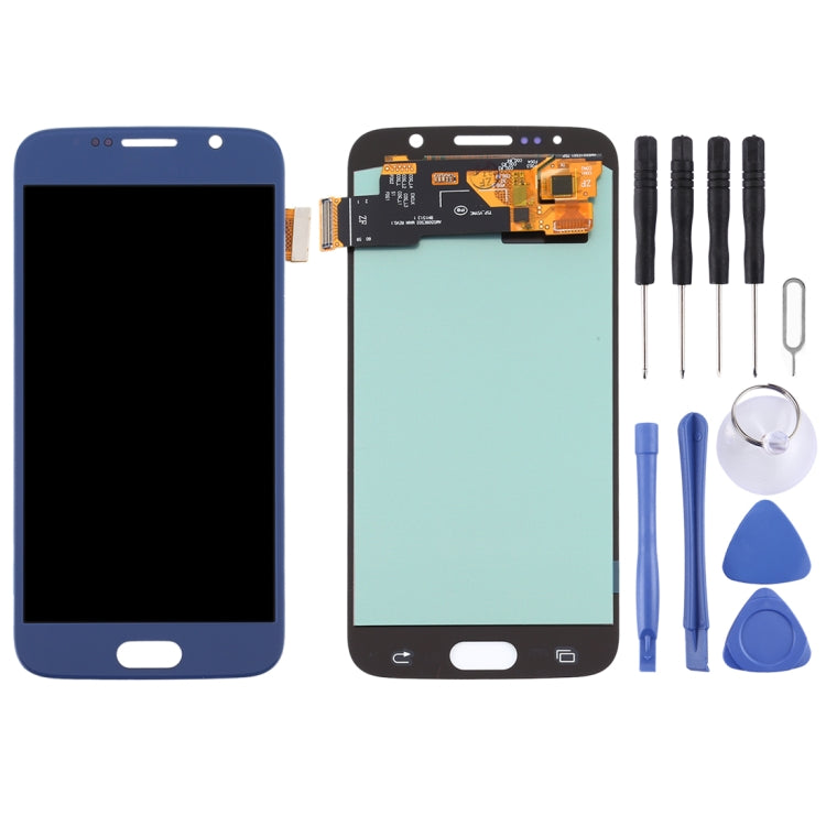 OLED LCD Screen for Samsung Galaxy S6 with Digitizer Full Assembly (Blue) - LCD Screen by buy2fix | Online Shopping UK | buy2fix