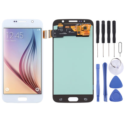 OLED LCD Screen for Samsung Galaxy S6 with Digitizer Full Assembly (White) - LCD Screen by buy2fix | Online Shopping UK | buy2fix