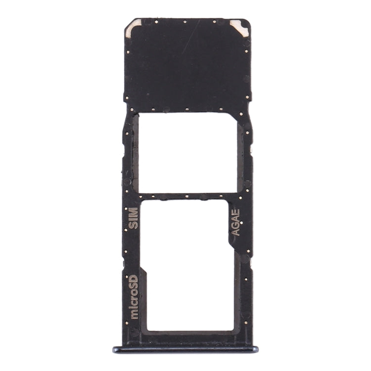 For Samsung Galaxy A71 / A715 SIM Card Tray + Micro SD Card Tray (Black) - Card Tray by buy2fix | Online Shopping UK | buy2fix