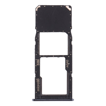 For Samsung Galaxy A71 / A715 SIM Card Tray + Micro SD Card Tray (Black) - Card Tray by buy2fix | Online Shopping UK | buy2fix