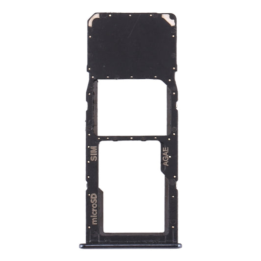 For Samsung Galaxy A71 / A715 SIM Card Tray + Micro SD Card Tray (Black) - Card Tray by buy2fix | Online Shopping UK | buy2fix