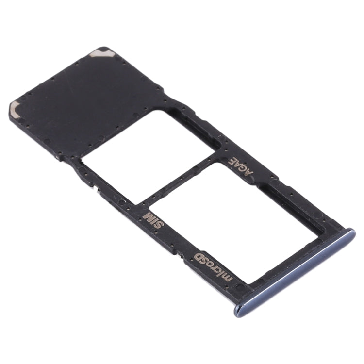 For Samsung Galaxy A71 / A715 SIM Card Tray + Micro SD Card Tray (Black) - Card Tray by buy2fix | Online Shopping UK | buy2fix