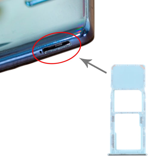 For Samsung Galaxy A71 / A715 SIM Card Tray + Micro SD Card Tray (Green) - Card Tray by buy2fix | Online Shopping UK | buy2fix