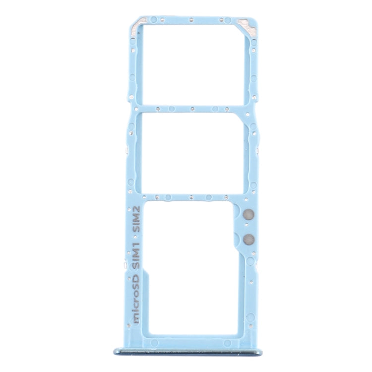 For Samsung Galaxy A51 / A515 SIM Card Tray + SIM Card Tray + Micro SD Card Tray (Blue) - Card Tray by buy2fix | Online Shopping UK | buy2fix