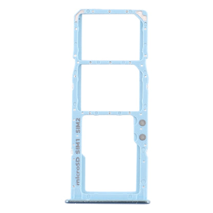 For Samsung Galaxy A51 / A515 SIM Card Tray + SIM Card Tray + Micro SD Card Tray (Blue) - Card Tray by buy2fix | Online Shopping UK | buy2fix