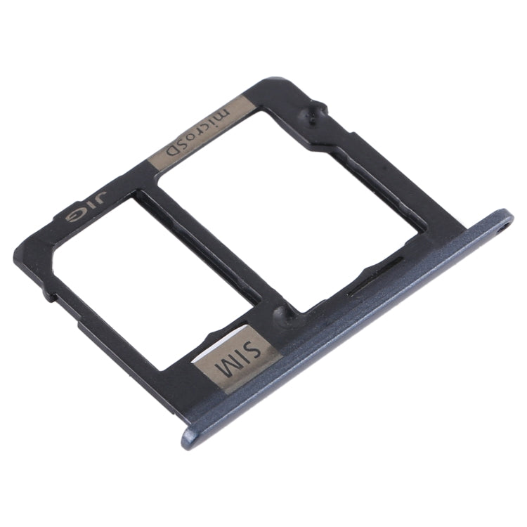 For Samsung Galaxy Tab A 10.1 (2019) / SM-T515 SIM Card Tray + Micro SD Card Tray (Black) - Card Tray by buy2fix | Online Shopping UK | buy2fix