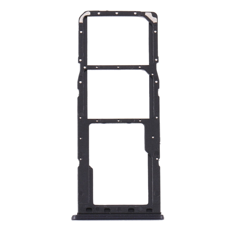 For Samsung Galaxy A21s SIM Card Tray + SIM Card Tray + Micro SD Card Tray (Black) - Card Tray by buy2fix | Online Shopping UK | buy2fix