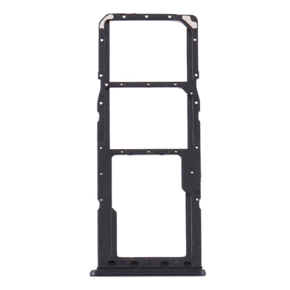 For Samsung Galaxy A21s SIM Card Tray + SIM Card Tray + Micro SD Card Tray (Black) - Card Tray by buy2fix | Online Shopping UK | buy2fix