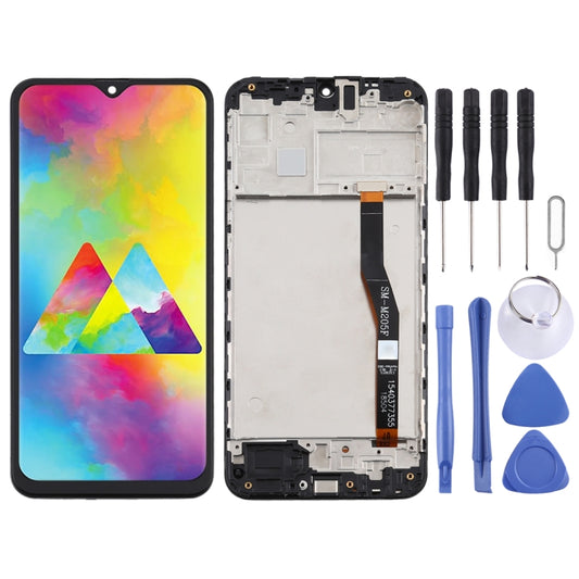 TFT LCD Screen for Samsung Galaxy M20 Digitizer Full Assembly with Frame (Black) - LCD Screen by buy2fix | Online Shopping UK | buy2fix
