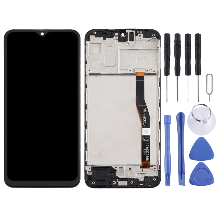 TFT LCD Screen for Samsung Galaxy M20 Digitizer Full Assembly with Frame (Black) - LCD Screen by buy2fix | Online Shopping UK | buy2fix