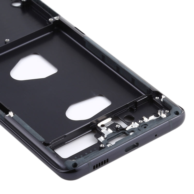 For Samsung Galaxy S20 Ultra  Middle Frame Bezel Plate (Black) - Frame Bezel Plate by buy2fix | Online Shopping UK | buy2fix