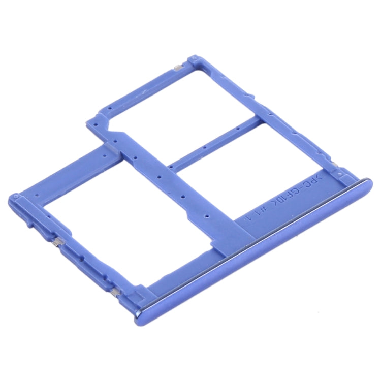 For Samsung Galaxy A315 / A31 SIM Card Tray + SIM Card Tray + Micro SD Card Tray (Blue) - Card Tray by buy2fix | Online Shopping UK | buy2fix