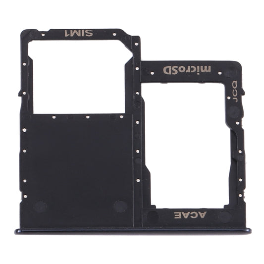 For Samsung Galaxy A31 SIM Card Tray + Micro SD Card Tray (Black) - Card Tray by buy2fix | Online Shopping UK | buy2fix